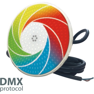 LED žárovka Flat RGB plochá 33W - DMX