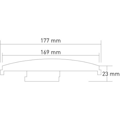 LED žárovka Flat RGB plochá 33W - DMX